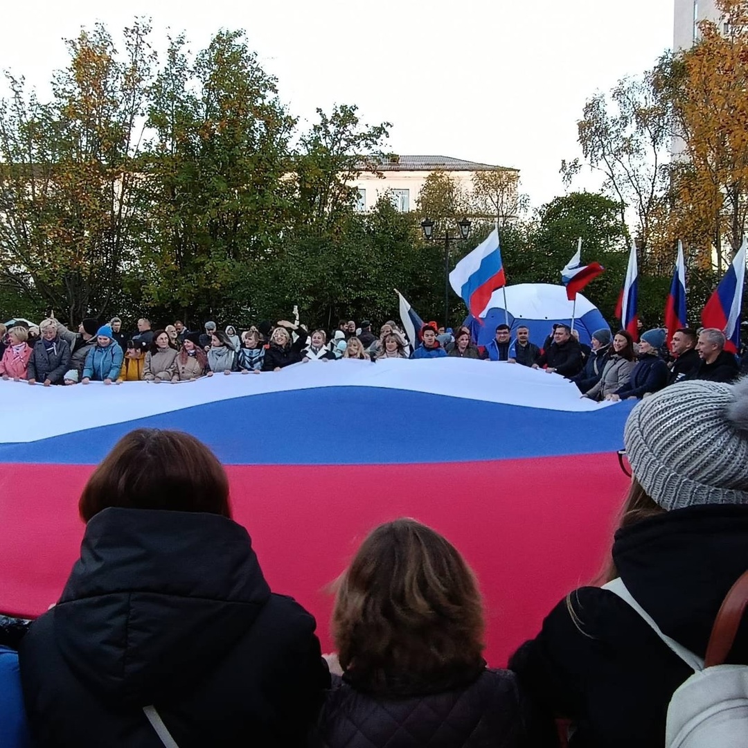 Митинг-концерте, посвящённый воссоединению Донецкой и Луганской Народных Республик, Запорожской и Херсонской областей с Российской Федерацией..